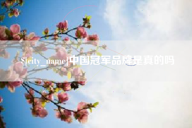 改则中国冠军品牌是真的吗
