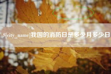 改则我国的消防日是多少月多少日
