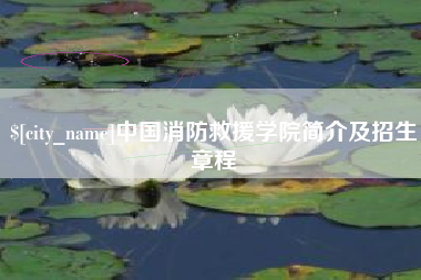 改则中国消防救援学院简介及招生章程