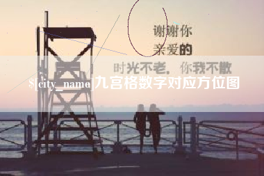 改则九宫格数字对应方位图
