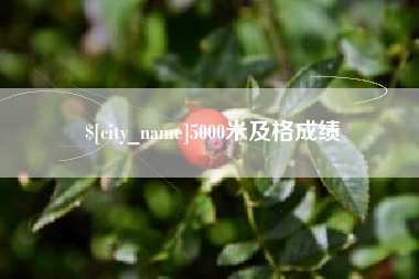改则5000米及格成绩