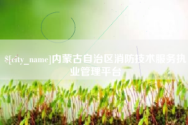 改则内蒙古自治区消防技术服务执业管理平台
