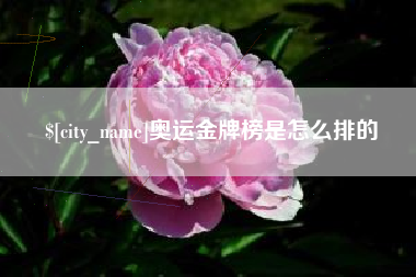 改则奥运金牌榜是怎么排的