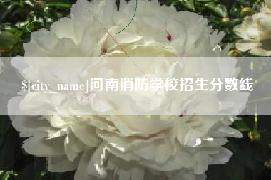 改则河南消防学校招生分数线