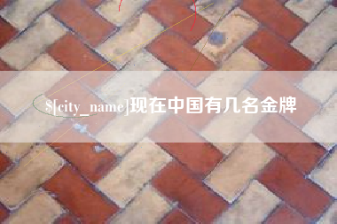 改则现在中国有几名金牌