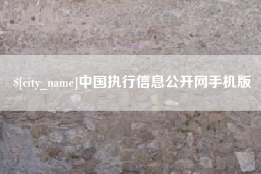 改则中国执行信息公开网手机版