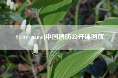 改则中国消防公开课回放