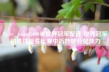 改则5000米世界冠军配速-世界冠军们往往能在比赛中巧妙地分配体力