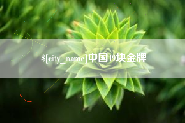 改则中国19块金牌