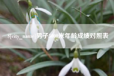改则男子5000米年龄成绩对照表