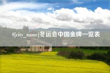改则冬运会中国金牌一览表