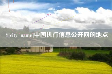 改则中国执行信息公开网的地点