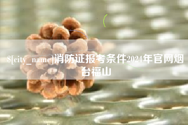 改则消防证报考条件2024年官网烟台福山